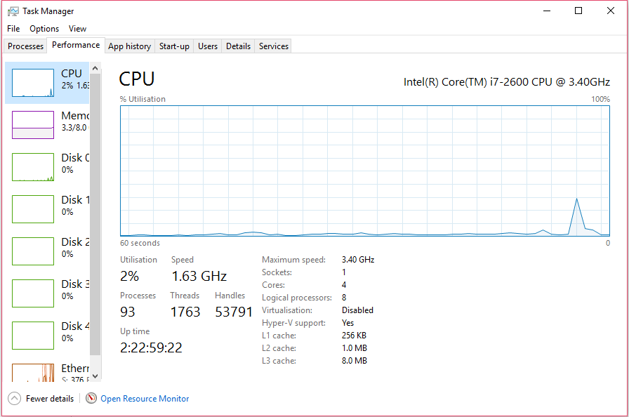 connect task manager to another computer